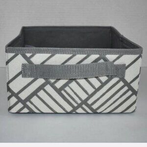 Thirty One Your Way Storage Bin in Grey Patchwork *NEW*
